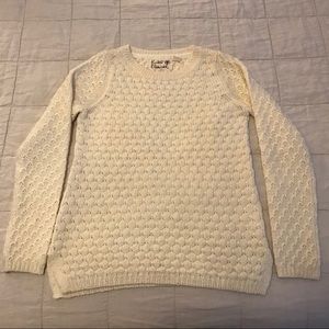 Anthropologie cream color sweater